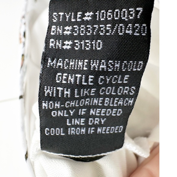 A. Byer Sleeveless Blouse Floral Leaves Size Medium Spring Professional - Picture 7 of 7